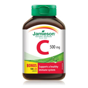 Jamieson: Vitamin C | 500 mg | 100+20 Caplets