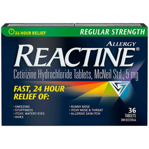 Reactine®: Allergy Tablets 5mg