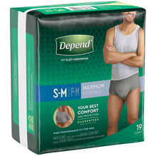 Load image into Gallery viewer, Depend: Men&#39;s Maximum Absorbency Underwear
