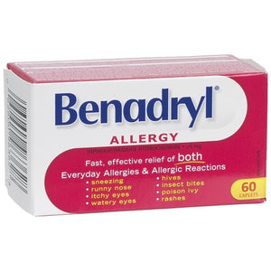 Benadryl: Regular Strength Allergy Caplets