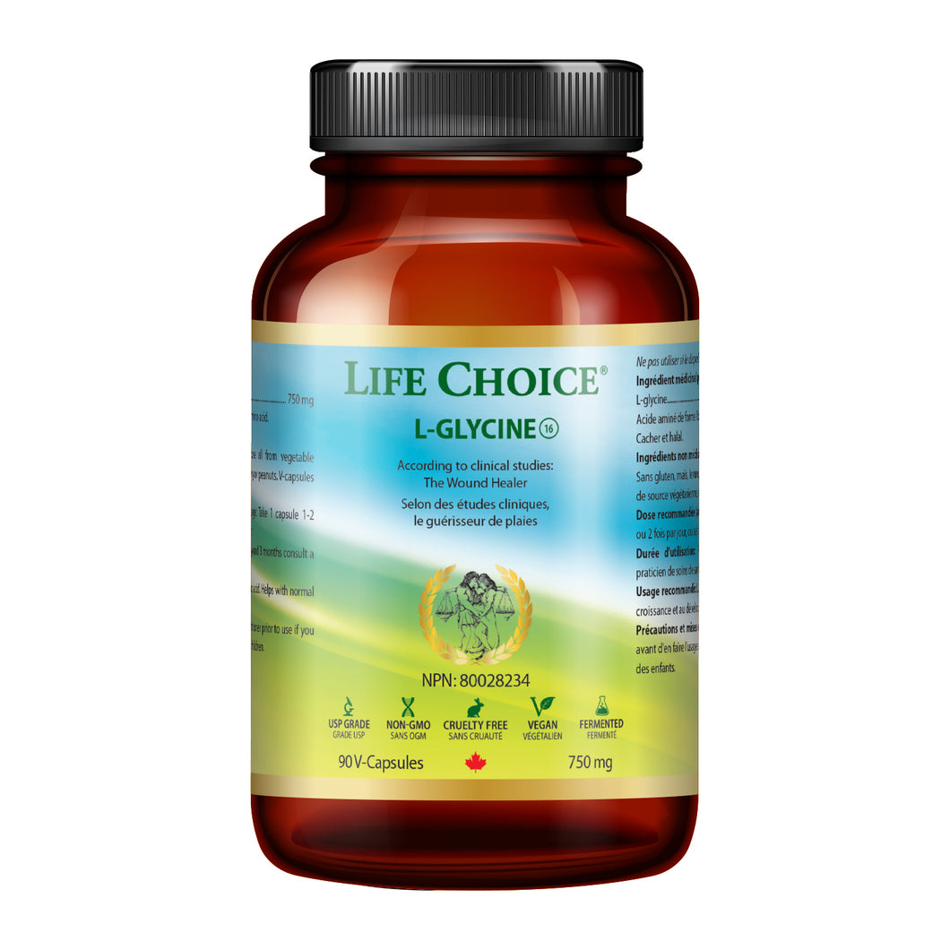 Life Choice: L-Glycine 750mg 90V’s