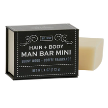 Load image into Gallery viewer, San Francisco Soap Company: Shampoo Man Bar Mini
