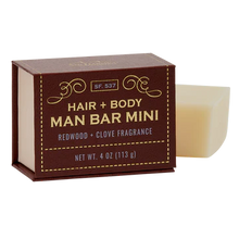 Load image into Gallery viewer, San Francisco Soap Company: Shampoo Man Bar Mini
