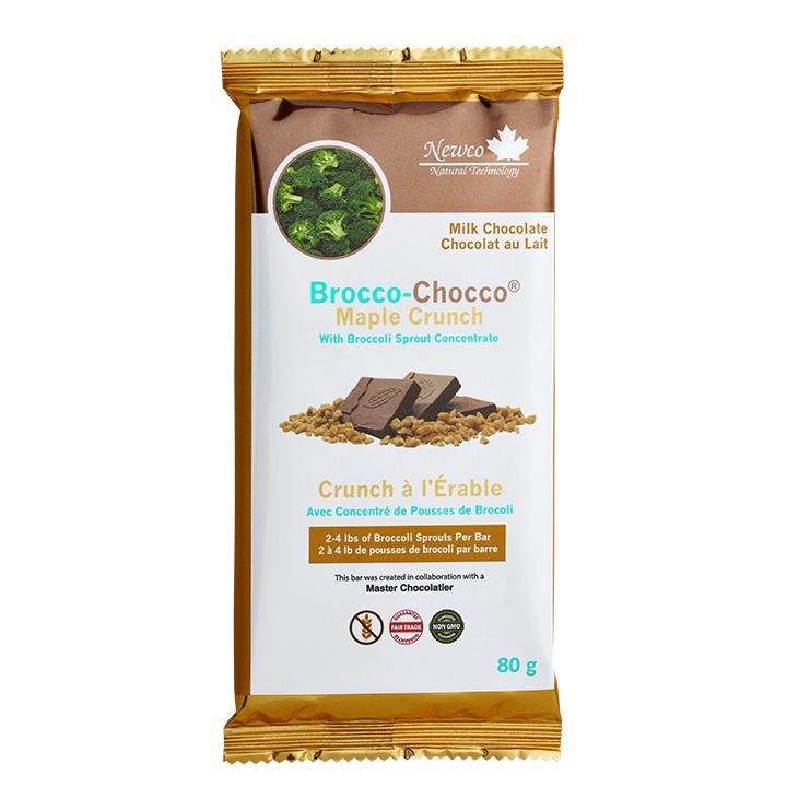 Newco: Brocco-Chocco Maple Crunch Chocolate Bar