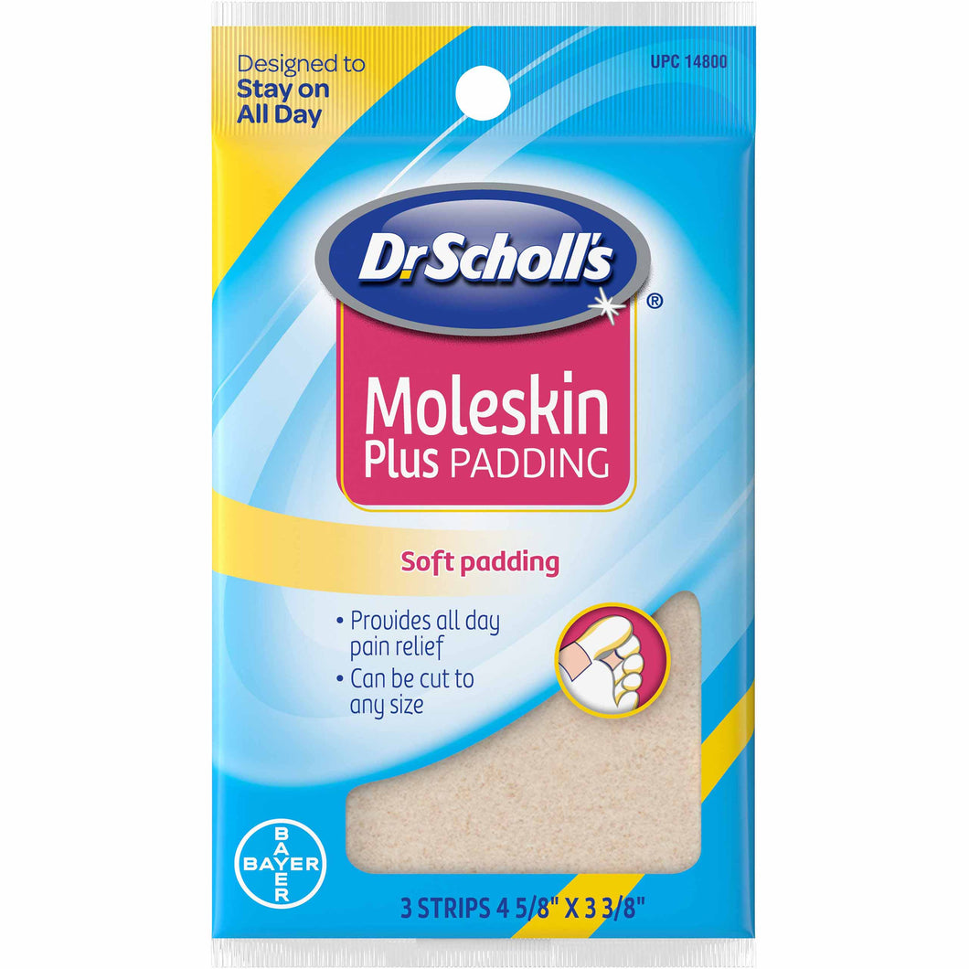 Dr. Scholl’s: Moleskin Plus Padding