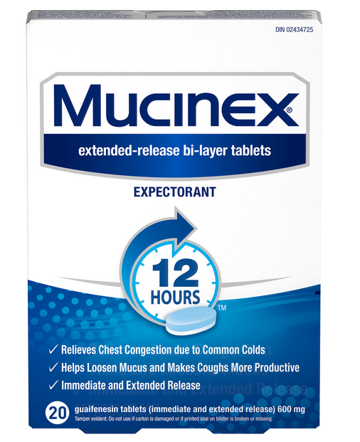 Mucinex®: 12 Hours SE - 600 mg