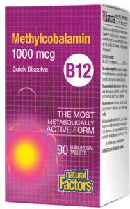 Natural Factors: Vitamin B12 Methylcobalamin 1000 mcg