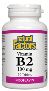 Natural Factors: Vitamin B2 Riboflavin