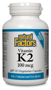 Natural Factors: Vitamin K2 (100mcg)