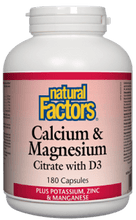 Load image into Gallery viewer, Natural Factors: Calcium &amp; Magnesium Citrate with D3 Plus Potassium, Zinc &amp; Manganese

