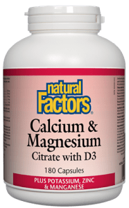Natural Factors: Calcium & Magnesium Citrate with D3 Plus Potassium, Zinc & Manganese