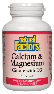 Natural Factors: Calcium & Magnesium Citrate with D3 Plus Potassium, Zinc & Manganese