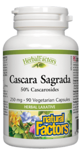 Natural Factors: HerbalFactors® Cascara Sagrada