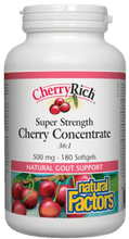 Load image into Gallery viewer, Natural Factors: CherryRich® 500 mg · Super Strength Cherry Concentrate
