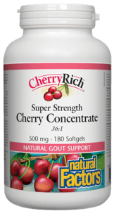 Natural Factors: CherryRich® 500 mg · Super Strength Cherry Concentrate