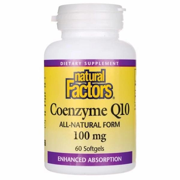 Natural Factors: Coenzyme Q10 100 mg