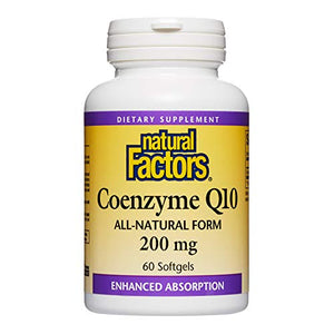 Natural Factors: Coenzyme Q10 200 mg