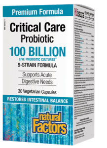 Natural Factors: Critical Care Probiotic 100 Billion Live Probiotic Cultures