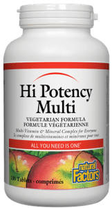 Natural Factors: Hi Potency Multi Vegetarian Formula