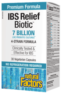 Natural Factors: IBS Relief Biotic® 7 Billion Live Probiotic Cultures
