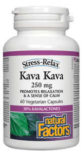 Natural Factors: Stress-Relax® Kava Kava 250 mg