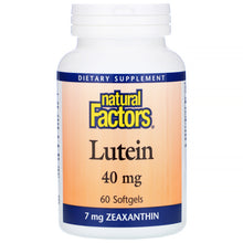 Load image into Gallery viewer, Natural Factors: Lutein 40 mg
