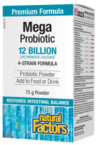 Natural Factors: Mega Probiotic 12 Billion Live Probiotic Cultures
