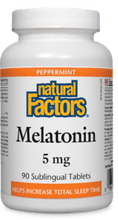 Load image into Gallery viewer, Natural Factors: Melatonin Peppermint Flavour
