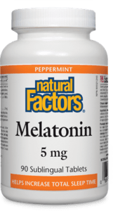 Natural Factors: Melatonin Peppermint Flavour