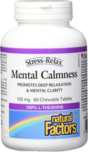 Load image into Gallery viewer, Natural Factors: Mental Calmness® 100 mg
