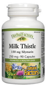 Natural Factors: HerbalFactors® Milk Thistle 250 mg
