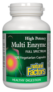 Natural Factors: Multi Enzyme High Potency · High Potency Full Spectrum