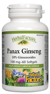 Natural Factors: HerbalFactors® Panax Ginseng 100 mg