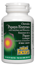 Load image into Gallery viewer, Natural Factors: Papaya Enzymes with Amylase and Bromelain
