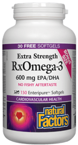 Natural Factors: RxOmega-3 600 mg · Extra Strength