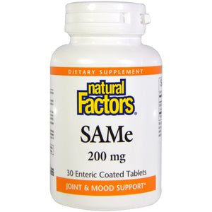 Natural Factors: SAMe 200 mg