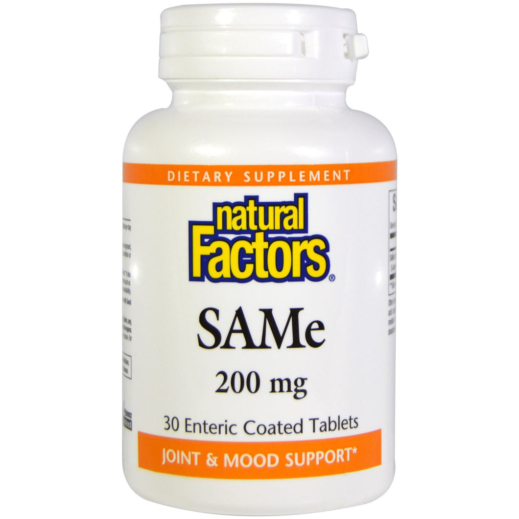 Natural Factors: SAMe 200 mg