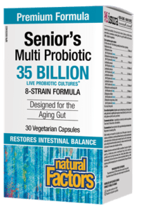 Natural Factors: Senior’s Multi Probiotic 35 Billion Live Probiotic Cultures