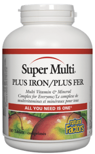 Natural Factors: Super Multi® Plus Iron