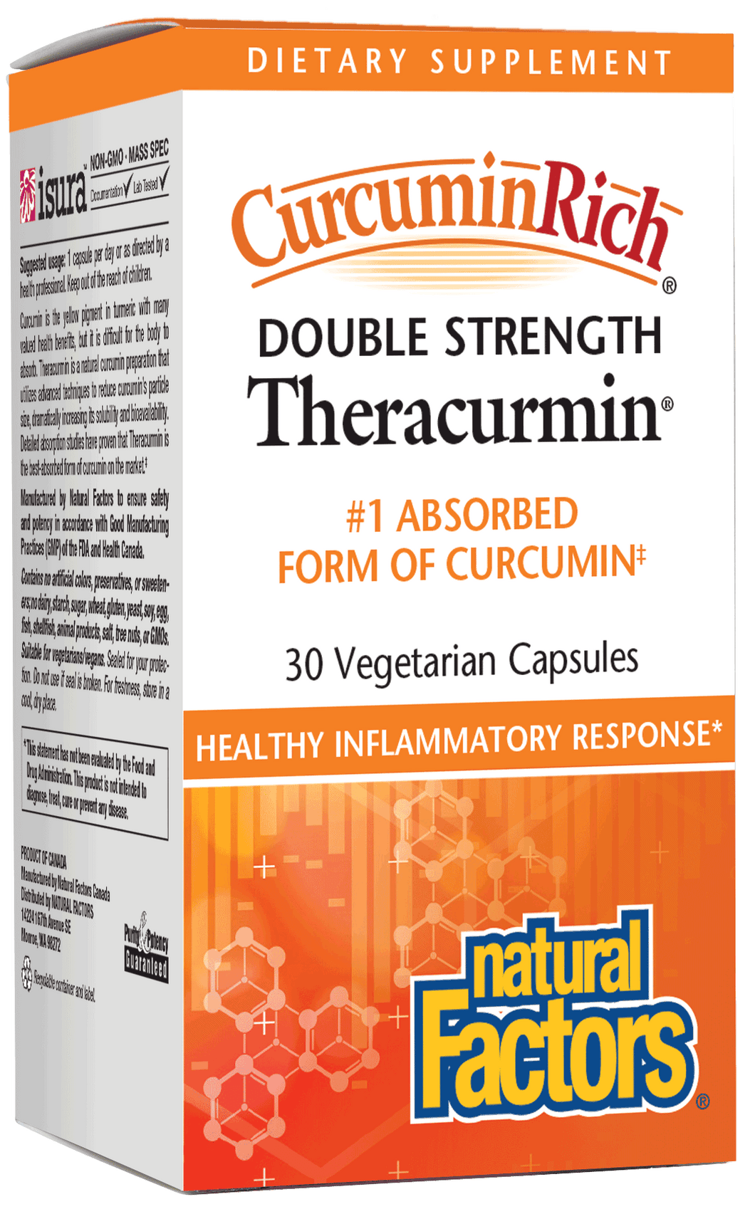 Natural Factors: CurcuminRich™ Theracurmin® Double Strength