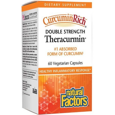 Natural Factors: CurcuminRich™ Theracurmin® Double Strength
