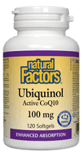 Load image into Gallery viewer, Natural Factors: Ubiquinol Active CoQ10 100 mg
