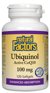 Natural Factors: Ubiquinol Active CoQ10 100 mg