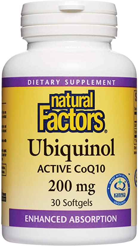 Natural Factors: Ubiquinol Active CoQ10 200 mg