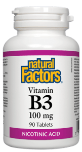 Natural Factors: Vitamin B3 100 mg