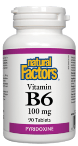 Natural Factors: Vitamin B6 100 mg