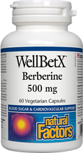 Load image into Gallery viewer, Natural Factors: WellBetX® Berberine 500 mg
