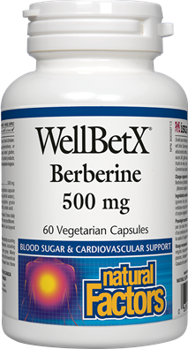 Natural Factors: WellBetX® Berberine 500 mg