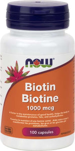NOW: Biotin 1,000 mcg Capsules