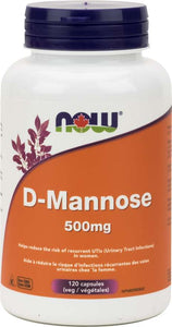 NOW: D-Mannose 500mg Veg capsule